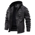 Ambrose | Herren-Lederjacke mit Stehkragen