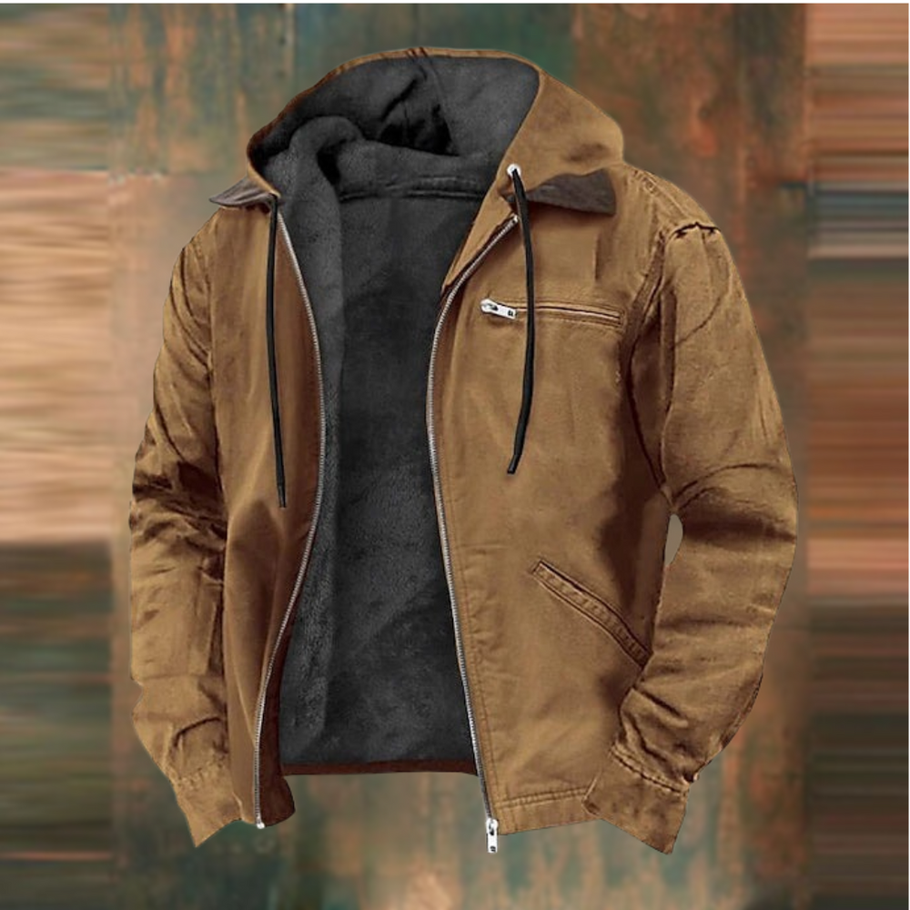 Anders | Herren-Kapuzenjacke mit Fleecefutter