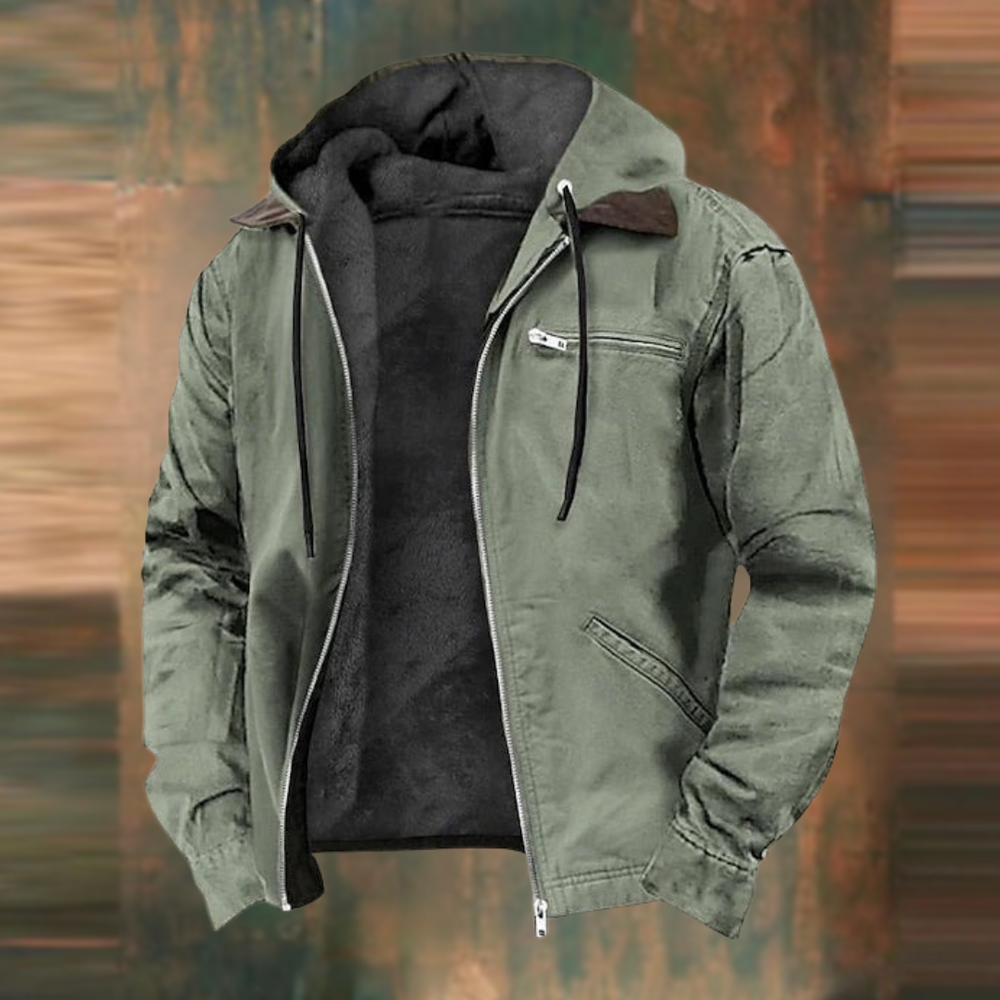 Anders | Herren-Kapuzenjacke mit Fleecefutter