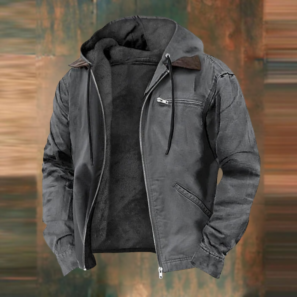 Anders | Herren-Kapuzenjacke mit Fleecefutter