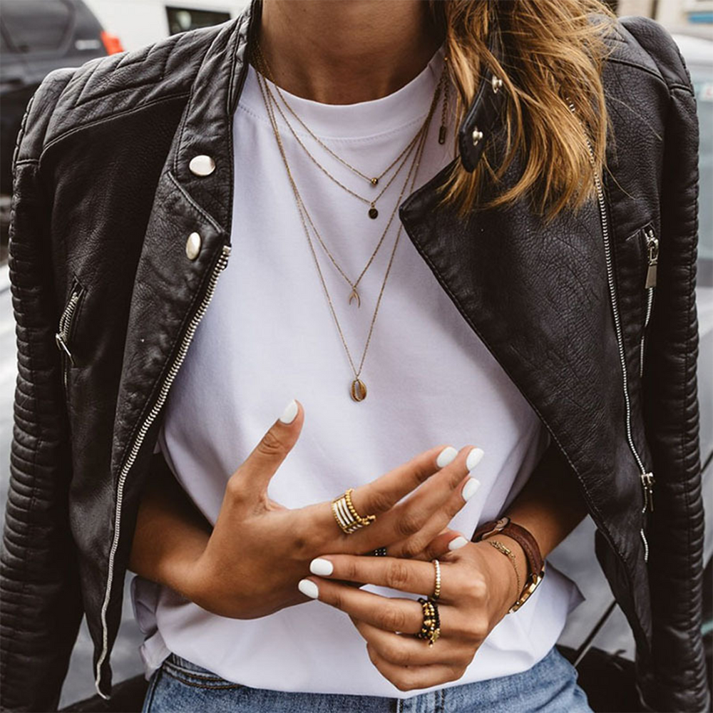 Arabella | Women's Quilted Leather Biker Jacket