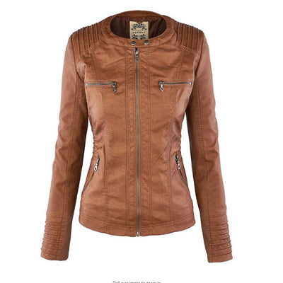 Ariadne | Damen-Kapuzenjacke aus Kunstleder