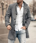 August | Herren-Overcoat mit fallendem Revers