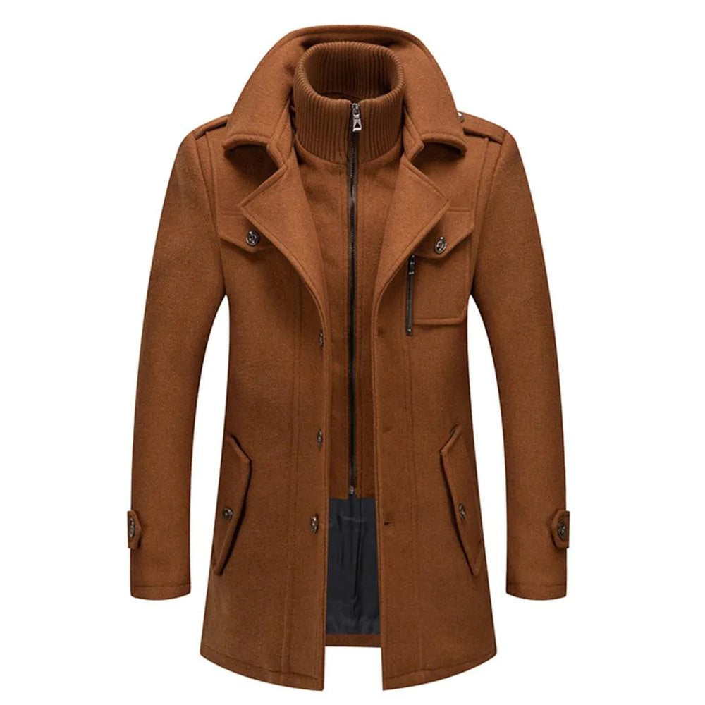 Barnaby | Men's Double Layer Overcoat