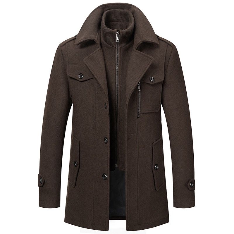 Barnaby | Men's Double Layer Overcoat