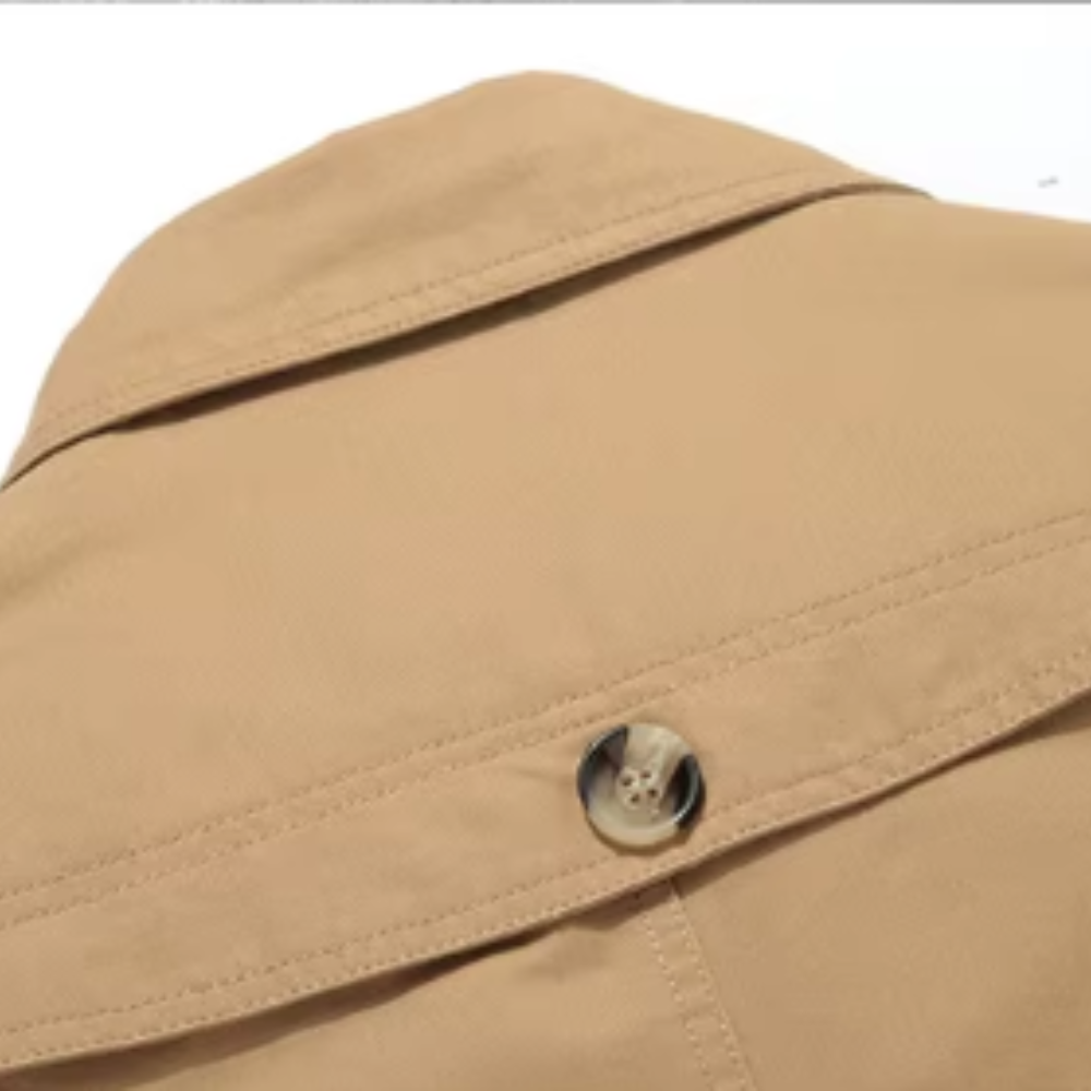 Booker | Herren-Stepp-Trenchcoat mit Fleecefutter