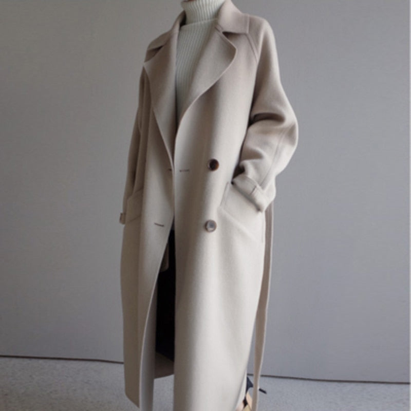 Bridget | Women's Long Belted Coat