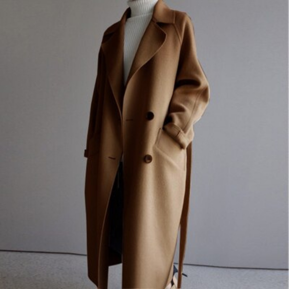 Bridget | Women's Long Belted Coat