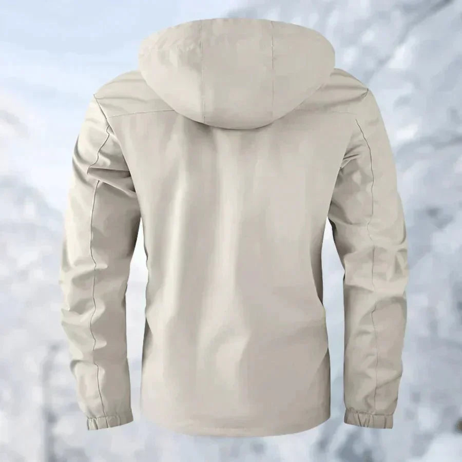 Caleb | Wasserdichte Outdoor-Kapuzenjacke für Herren