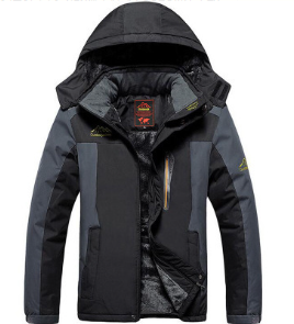 Clement | Herren-Kapuzenjacke mit Fleecefutter