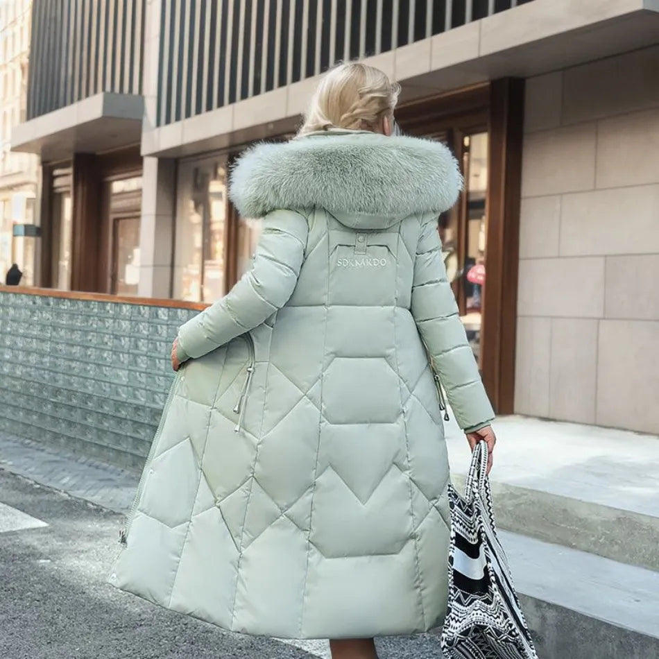 Cressida | Women's Long Quilted Down Coat