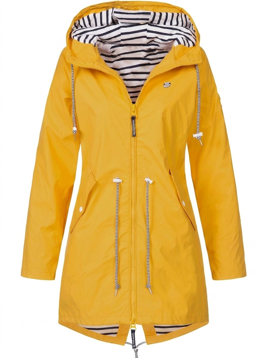 Daphne | Women's Hooded Drawstring Rain Jacket