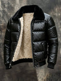 Declan | Herren-Pufferjacke aus Kunstleder