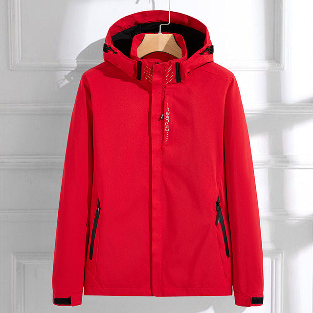 Della | Damen-Kapuzen-Regenjacke mit Reißverschluss
