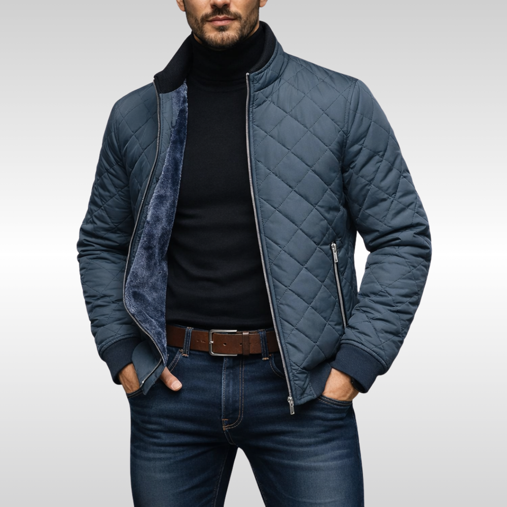 Desmond | Men's Fleece-Lined Quilted Jacket