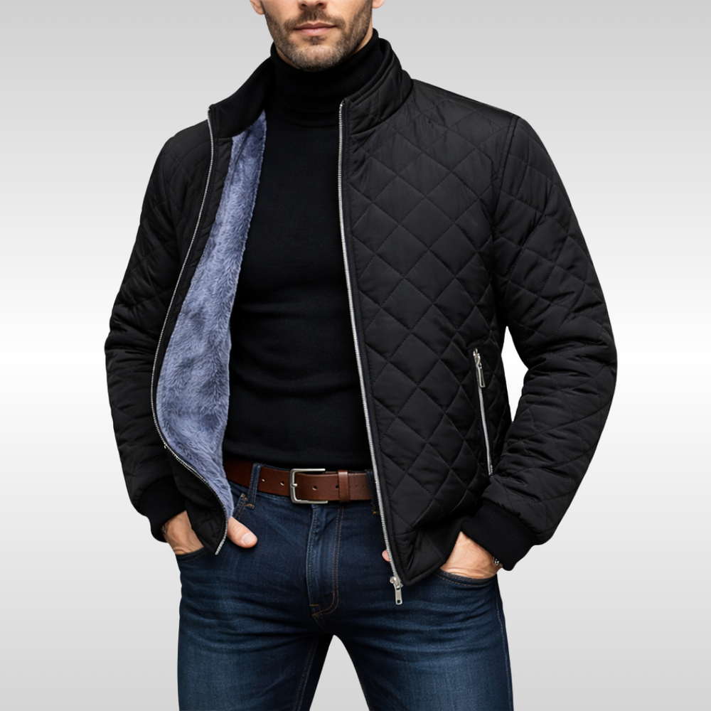 Desmond | Men's Fleece-Lined Quilted Jacket