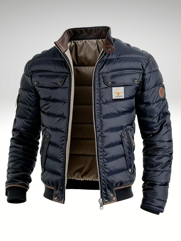 Duncan | Gesteppte Daunen-Pufferjacke für Herren