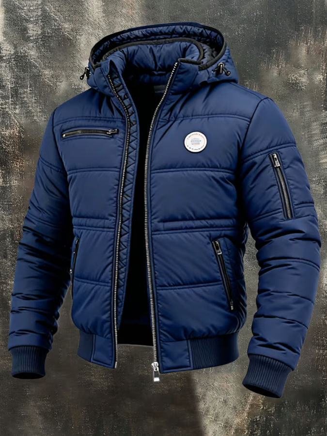 Edmund | Men's Hooded Padded Puffer Jacket