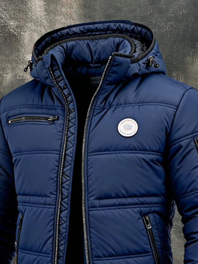 Edmund | Men's Hooded Padded Puffer Jacket