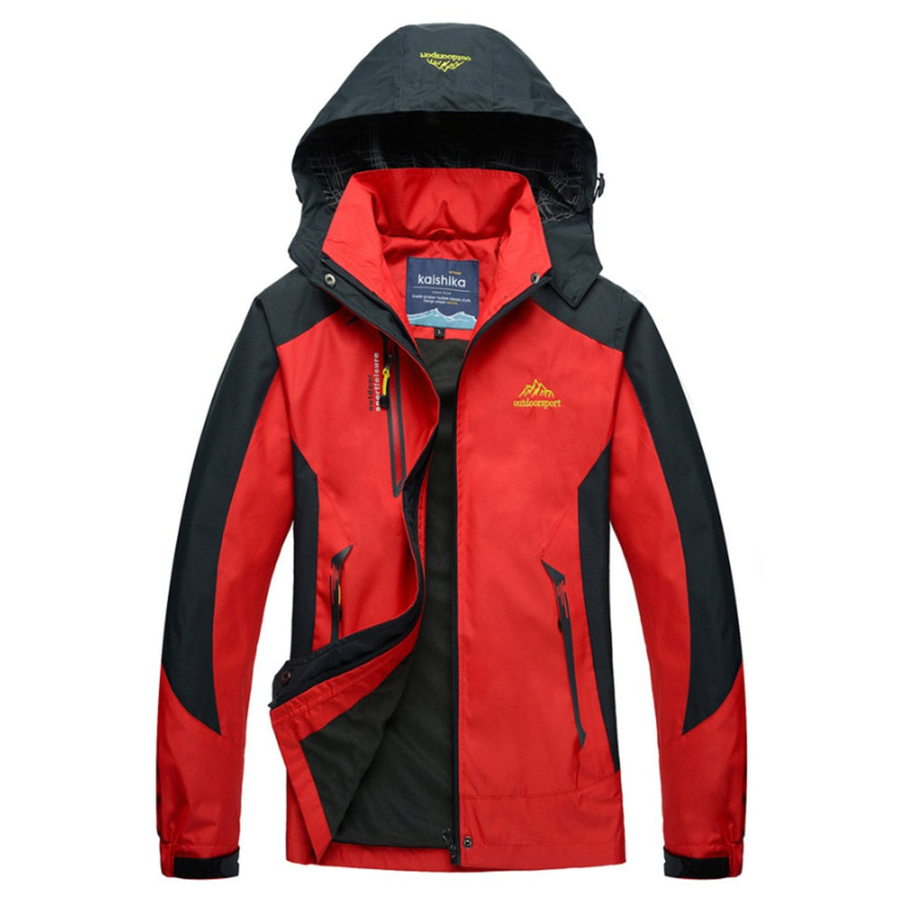 Eleanor | Zweifarbige Damen-Kapuzenregenjacke