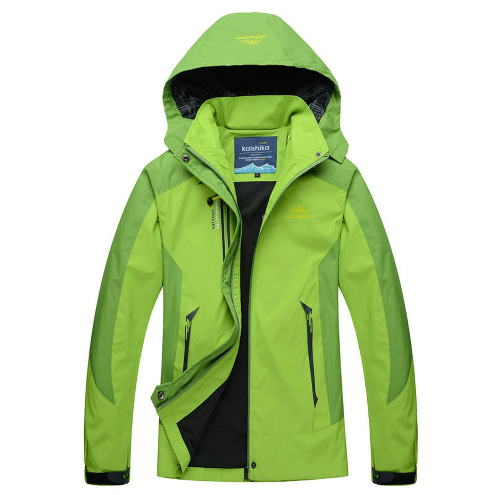 Eleanor | Zweifarbige Damen-Kapuzenregenjacke