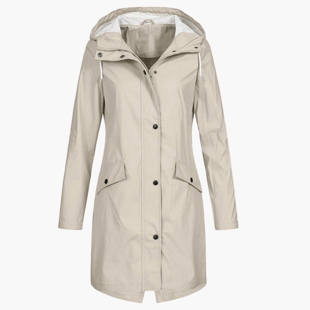 Ellery | Lange Kapuzen-Regenjacke für Damen