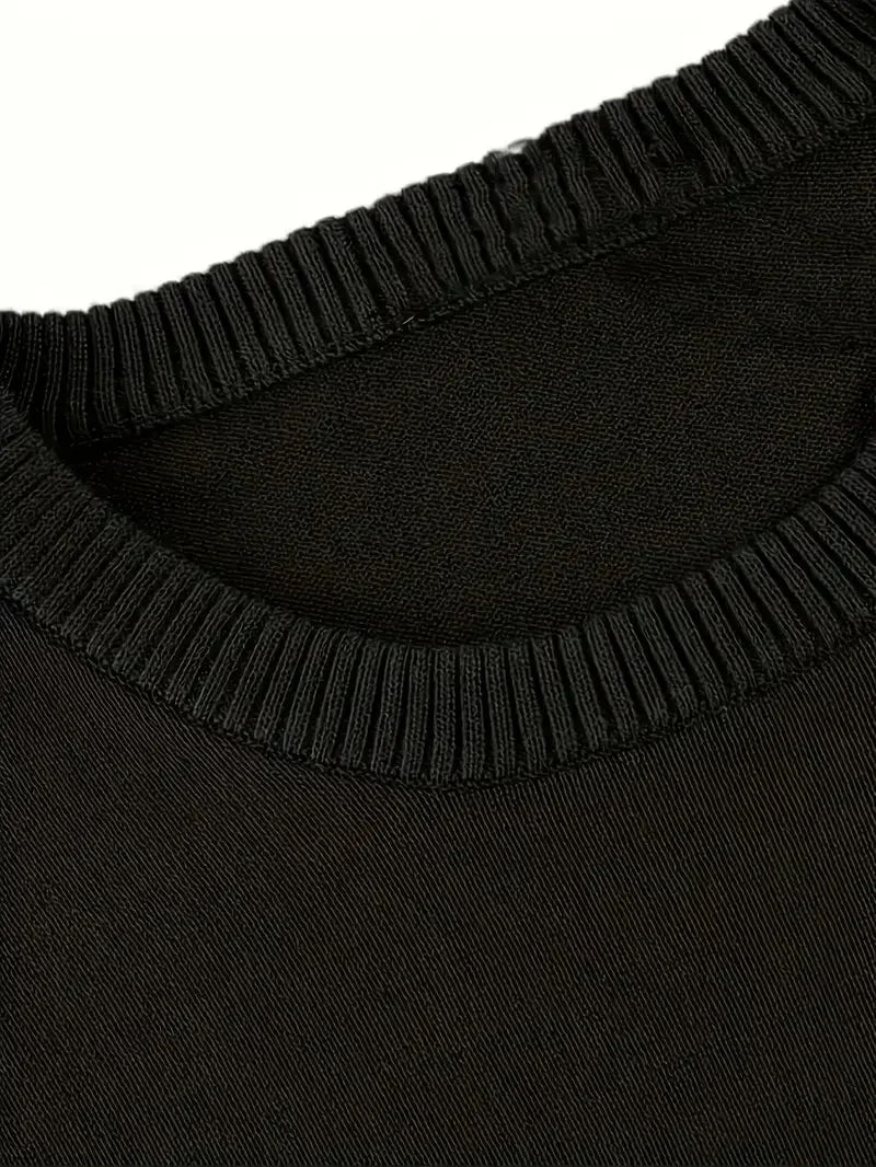 Ezra | Herren-Strickpullover aus Baumwolle mit Rundhalsausschnitt
