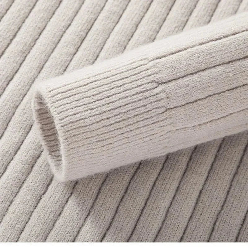 Gideon | Men's Ribbed Quarter Zip Sweater