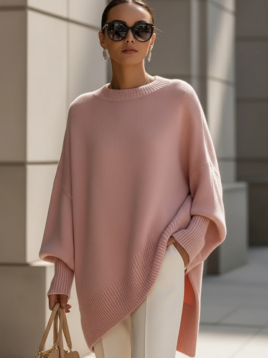 Giselle | Oversize-Fledermauspullover aus Strick für Damen