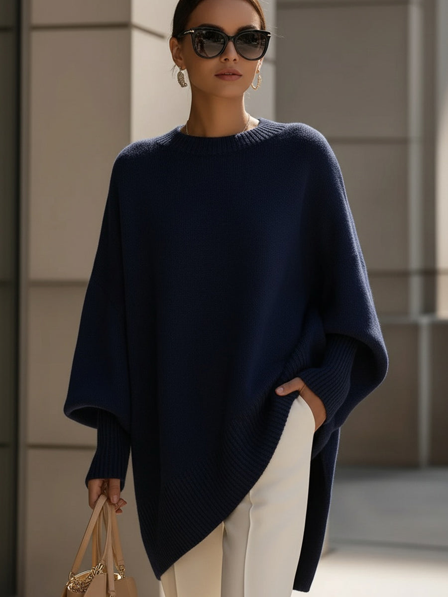 Giselle | Oversize-Fledermauspullover aus Strick für Damen