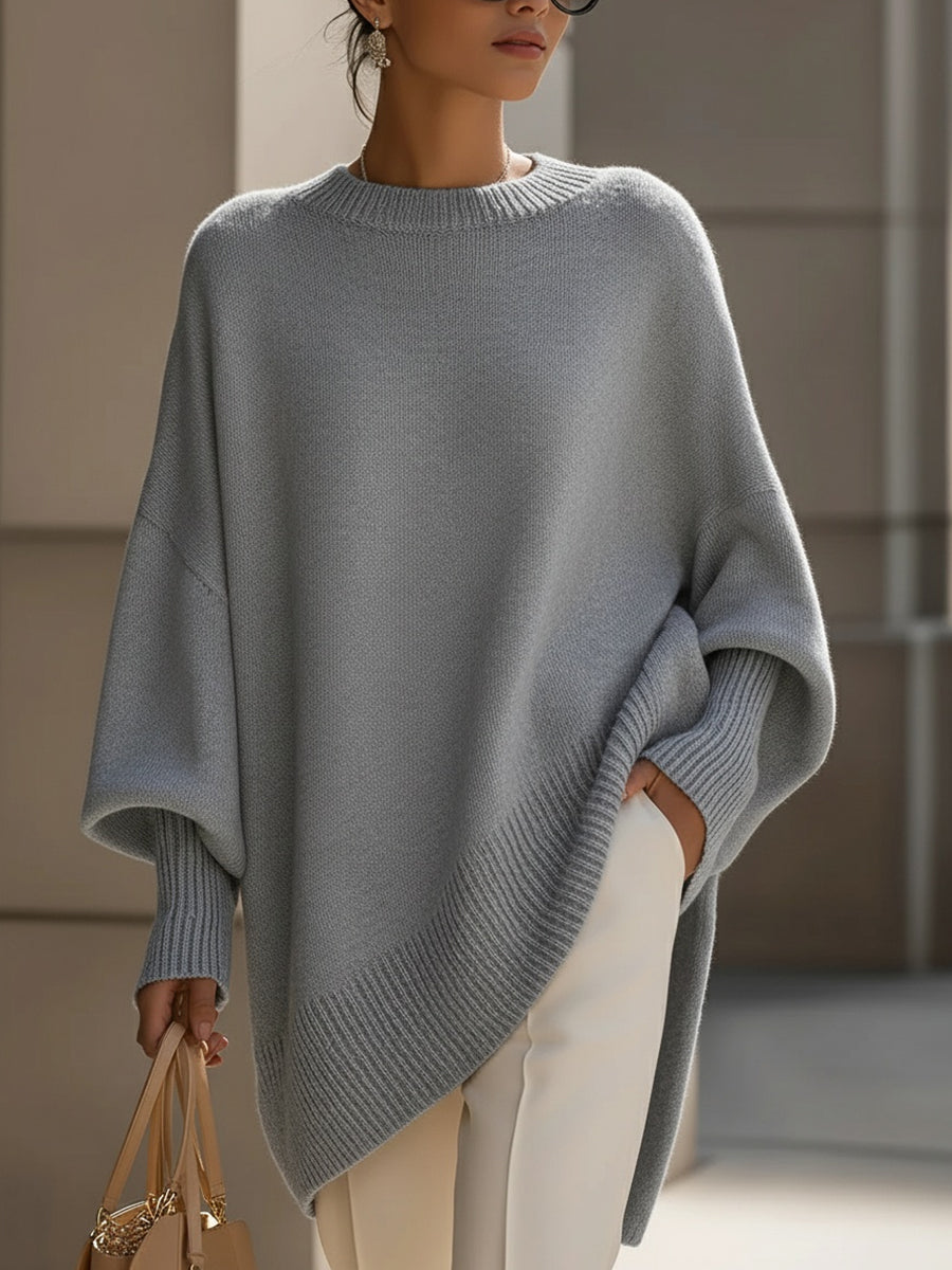 Giselle | Oversize-Fledermauspullover aus Strick für Damen