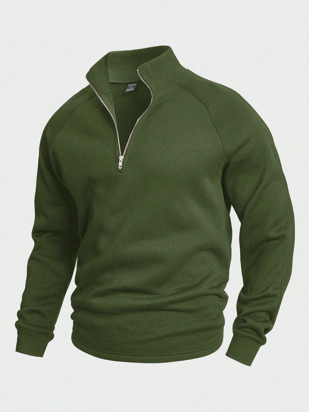 Godfrey | Herrenpullover mit halblangem Reißverschluss und Stehkragen