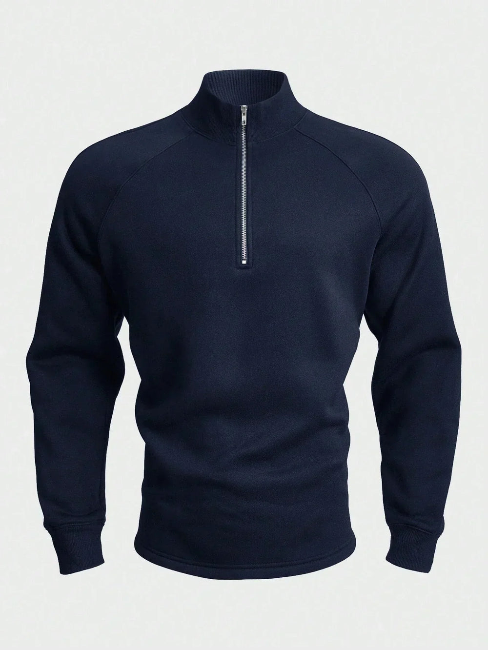 Godfrey | Herrenpullover mit halblangem Reißverschluss und Stehkragen