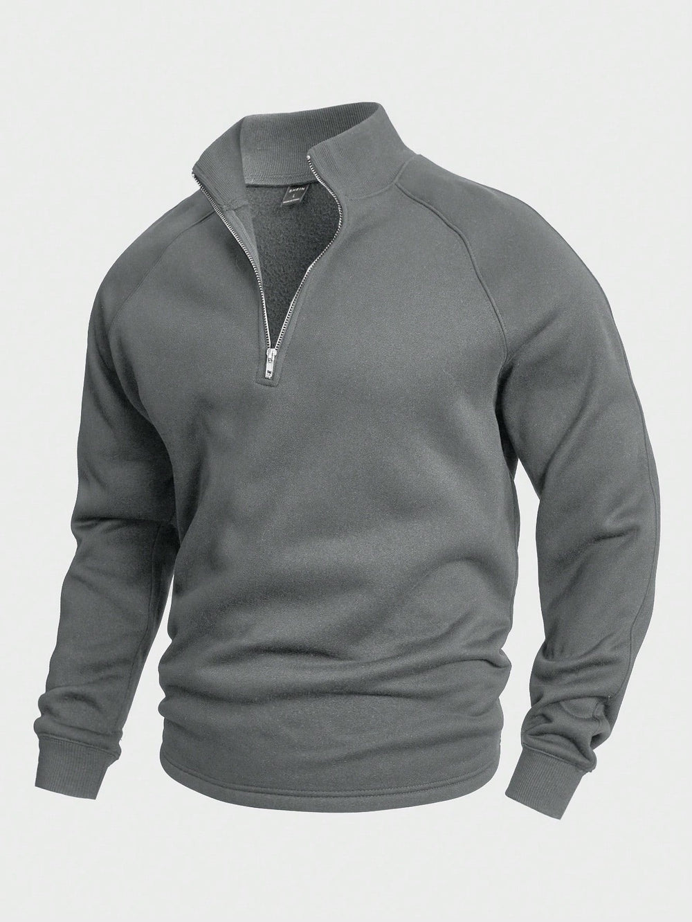 Godfrey | Herrenpullover mit halblangem Reißverschluss und Stehkragen