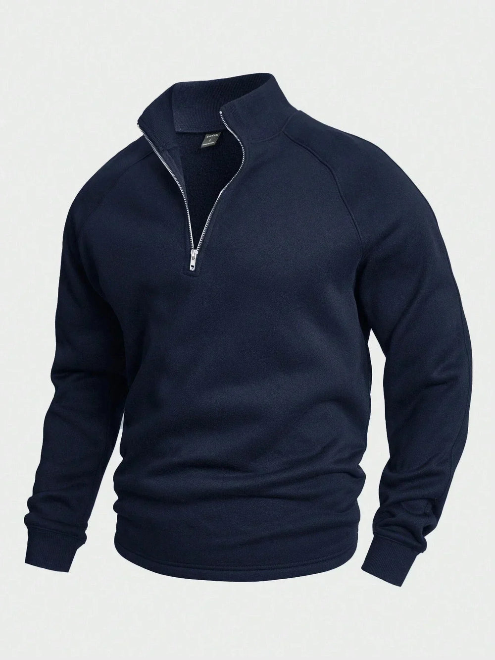 Godfrey | Herrenpullover mit halblangem Reißverschluss und Stehkragen