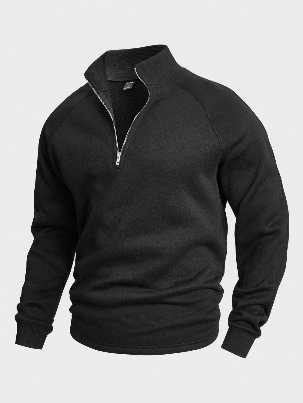 Godfrey | Herrenpullover mit halblangem Reißverschluss und Stehkragen