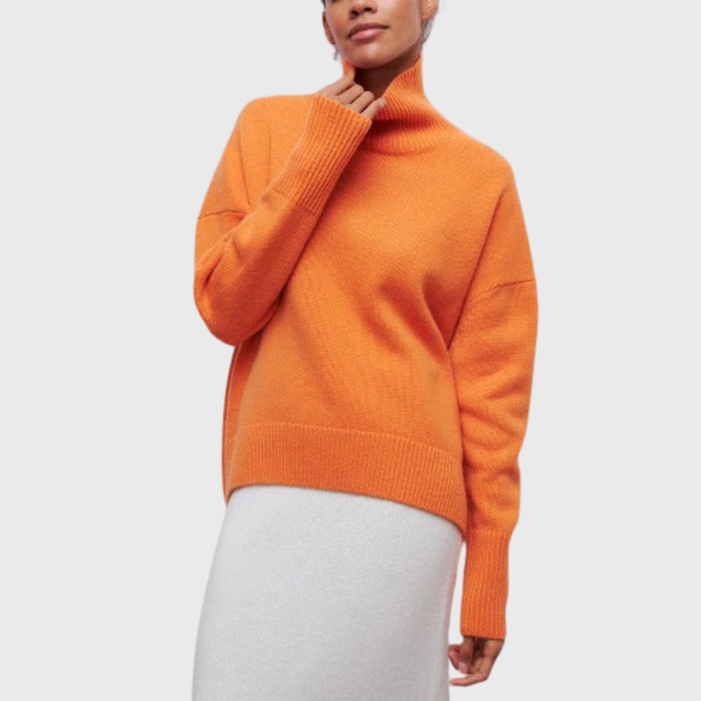 Greta | Oversize-Rollkragenpullover für Damen