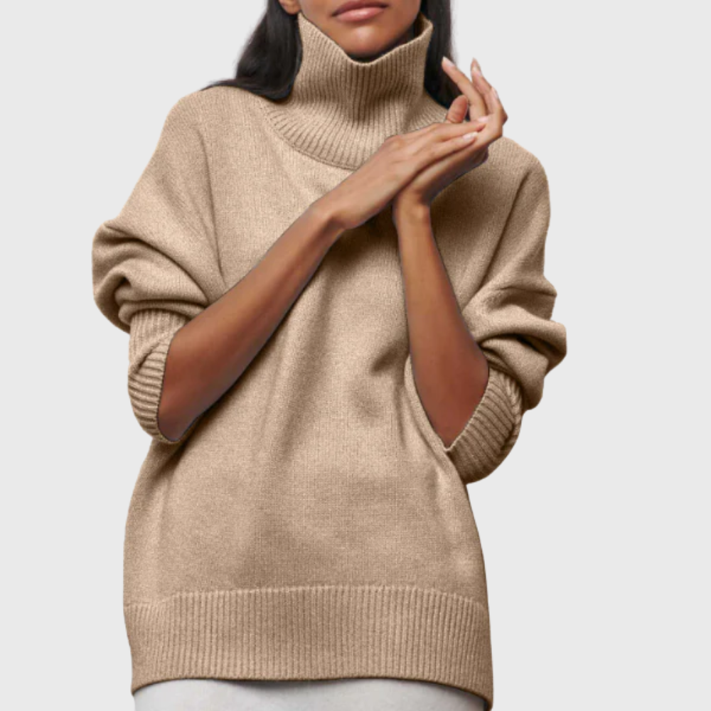Greta | Oversize-Rollkragenpullover für Damen