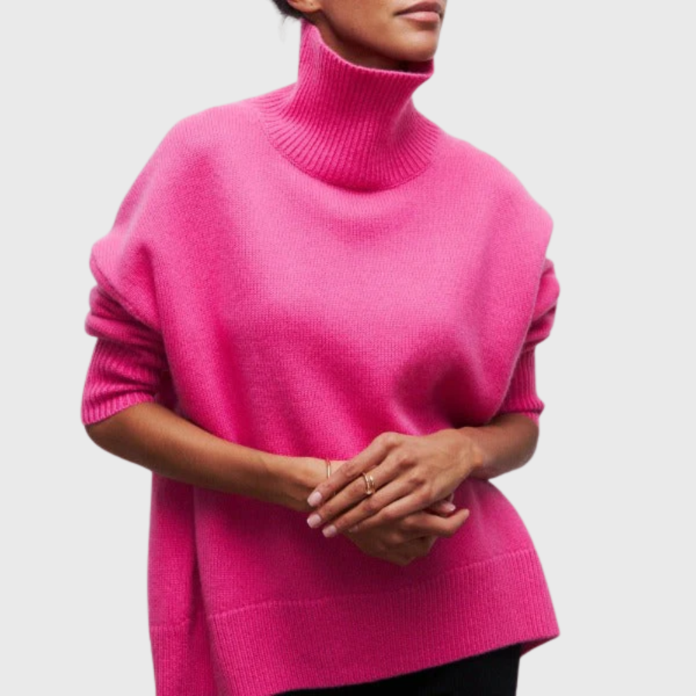 Greta | Oversize-Rollkragenpullover für Damen