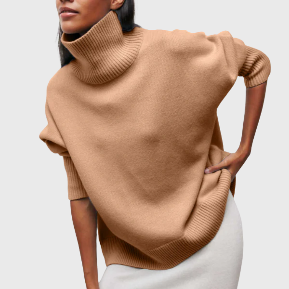 Greta | Oversize-Rollkragenpullover für Damen