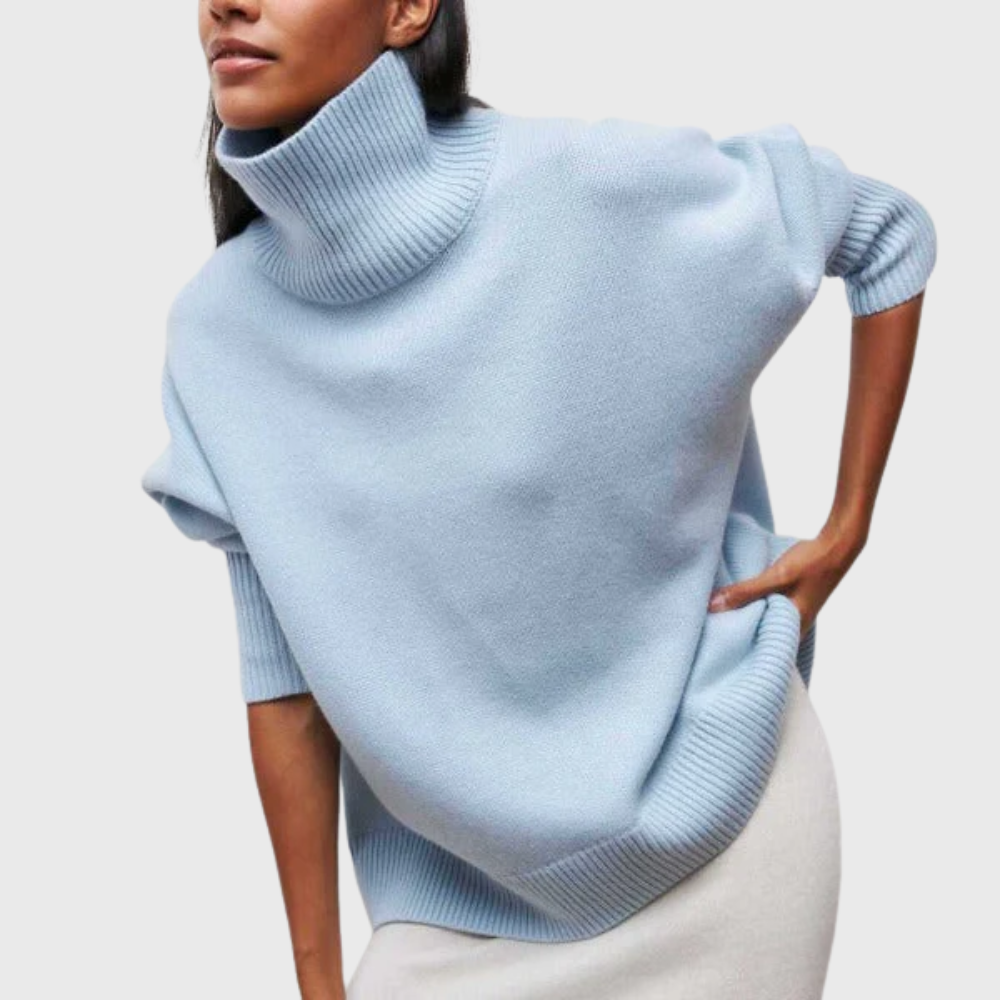 Greta | Oversize-Rollkragenpullover für Damen