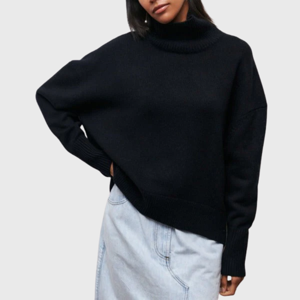 Greta | Oversize-Rollkragenpullover für Damen