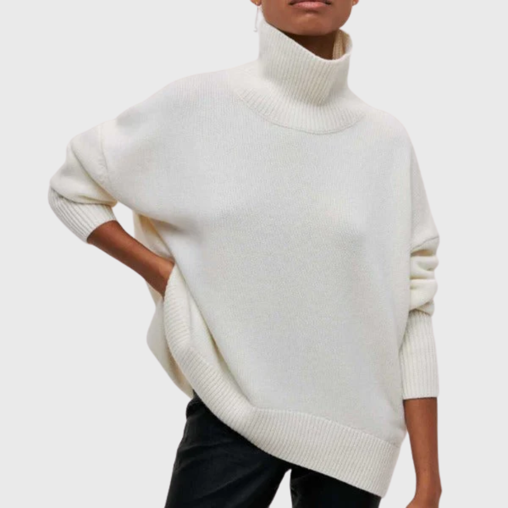 Greta | Oversize-Rollkragenpullover für Damen