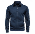 Hadrian | Herren-Cardigan mit durchgehendem Reißverschluss und Stehkragen