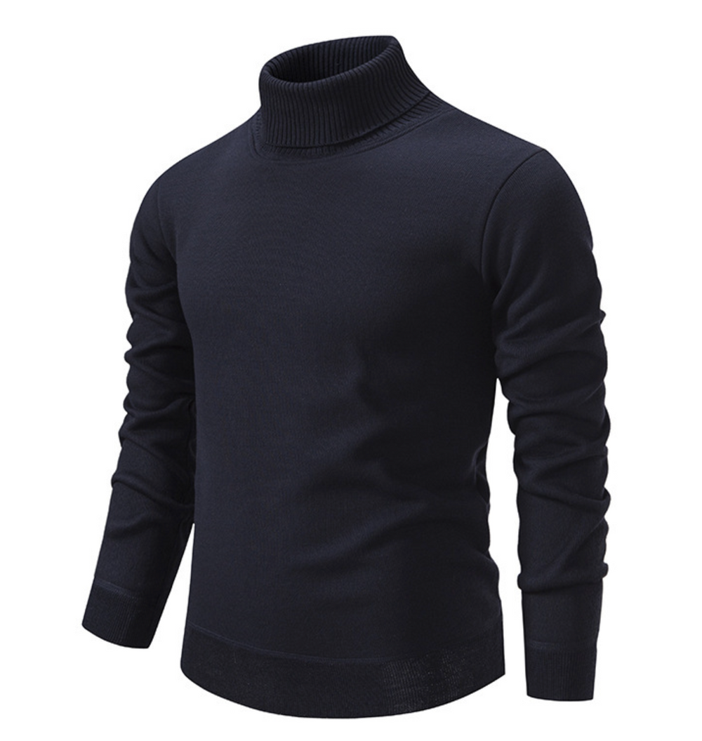 Harlan | Men's Fine Knit Turtleneck Sweater