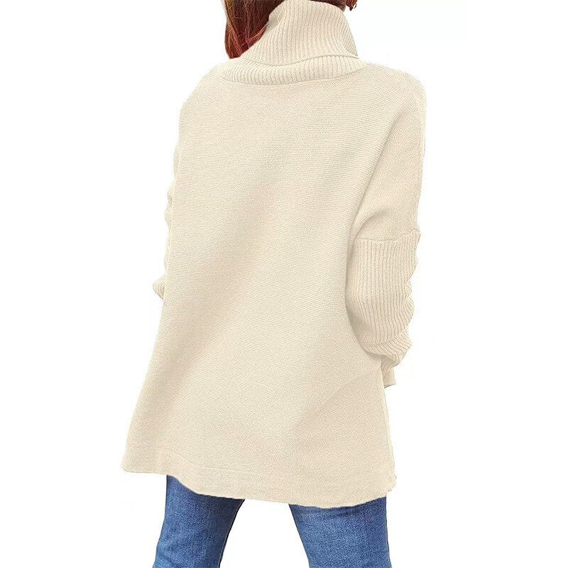 Harriet | Oversize-Rollkragenpullover für Damen