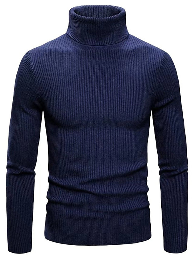 Hayes | Men's Ribbed Slim Turtleneck Sweater