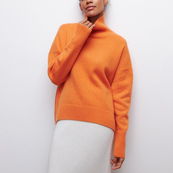 Hollis | Oversize-Rollkragenpullover aus weichem Material für Damen