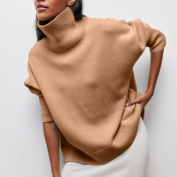 Hollis | Oversize-Rollkragenpullover aus weichem Material für Damen
