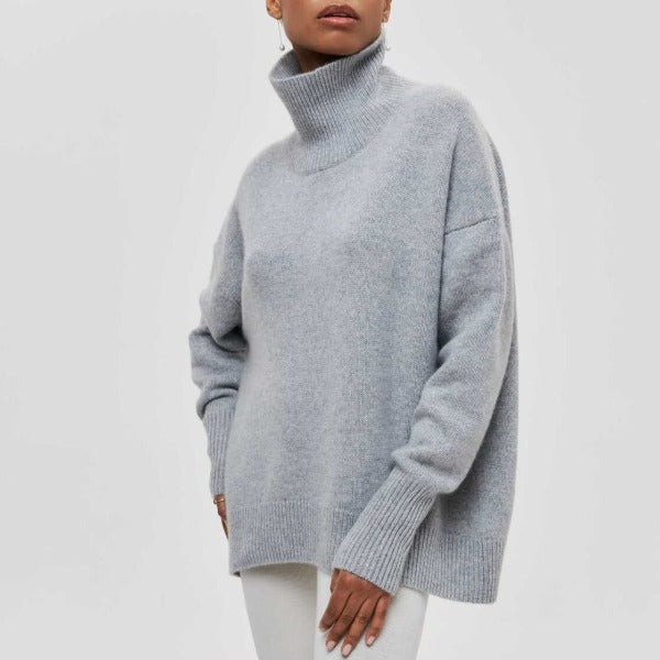 Hollis | Oversize-Rollkragenpullover aus weichem Material für Damen